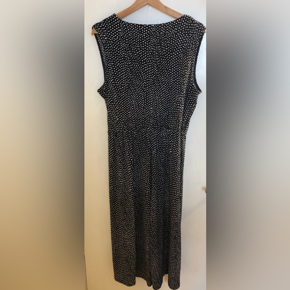 Navy polka dot jumpsuit - Picture 2 of 2